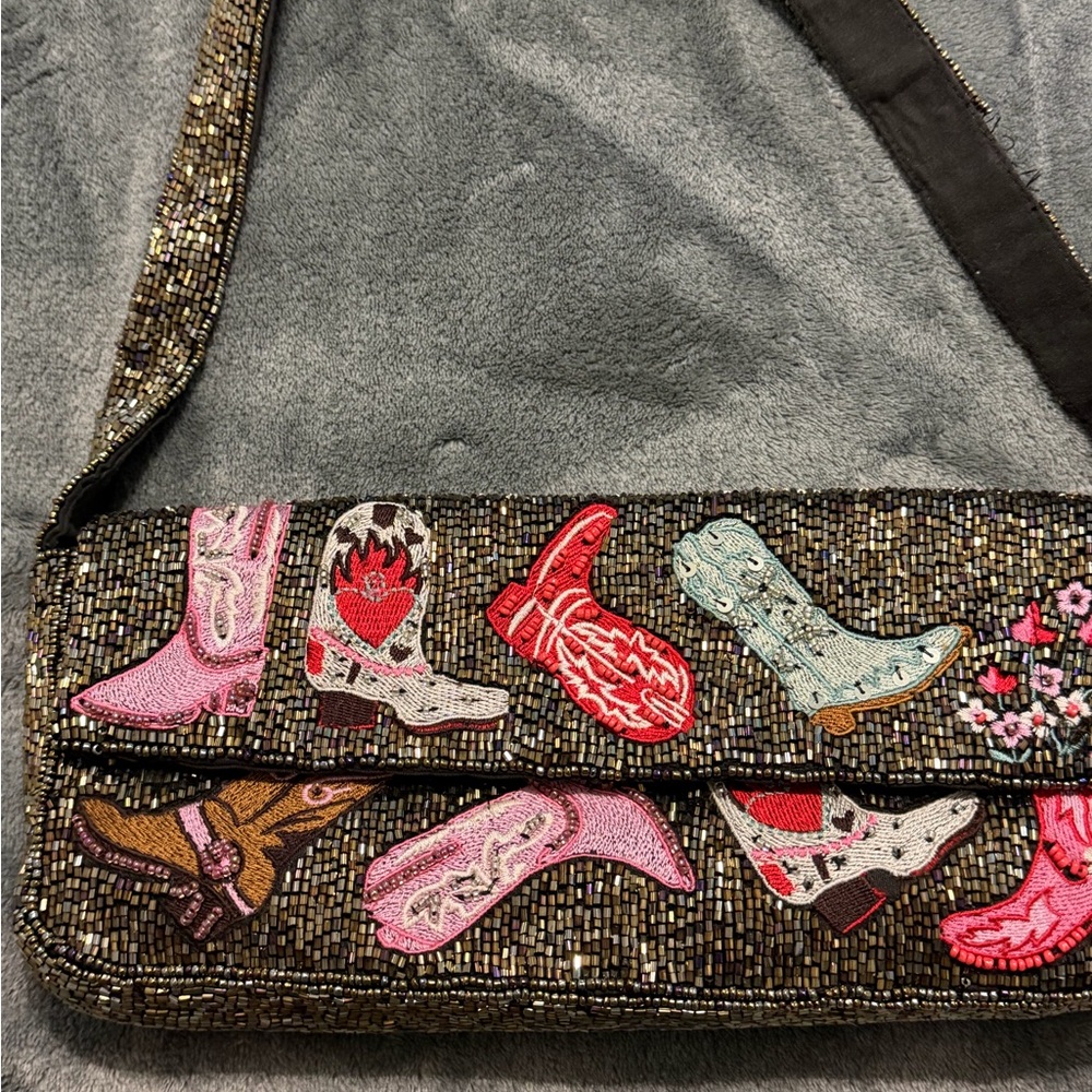 Embellished Western Motif Women's Bag